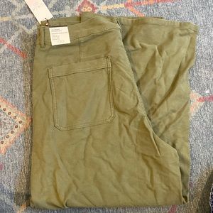 Calia kickback wide leg pant, green , size 16